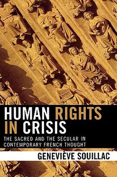 portada human rights in crisis: the sacred and the secular in contemporary french thought