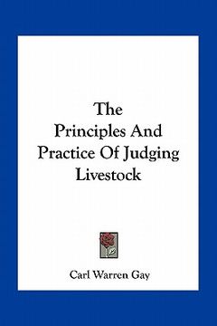 portada the principles and practice of judging livestock (in English)