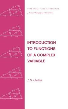 portada introduction to functions of a complex variable (en Inglés)