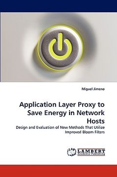 portada application layer proxy to save energy in network hosts (en Inglés)