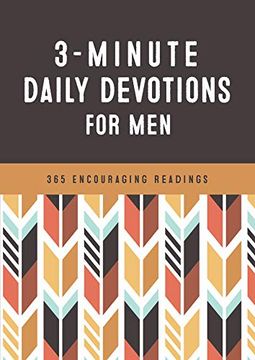 portada 3-Minute Daily Devotions for Men: 365 Encouraging Readings (en Inglés)