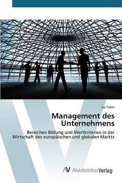 portada Management des Unternehmens (German Edition)