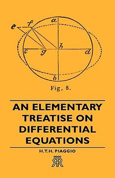 portada an elementary treatise on differential equations (en Inglés)