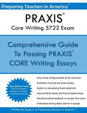 portada PRAXIS Core Writing 5722 Exam (en Inglés)