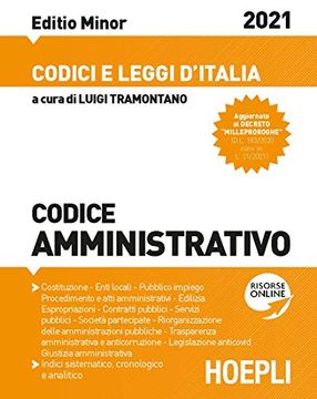 portada Codice Administrativo (en Italiano)