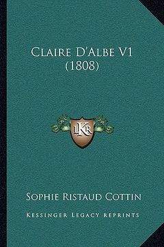 portada Claire D'Albe V1 (1808) (en Francés)