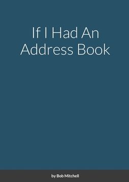 portada If I Had An Address Book (in English)