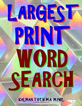 portada Largest Print Word Search: 133 Extra Large Print Themed Puzzles