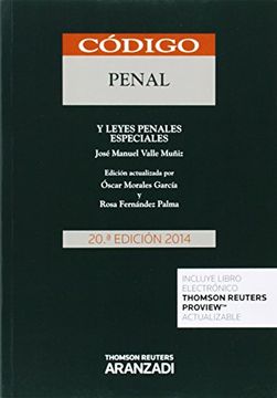 portada Código Penal y leyes penales especiales (20ª ed.) 2014 (Código Básico)