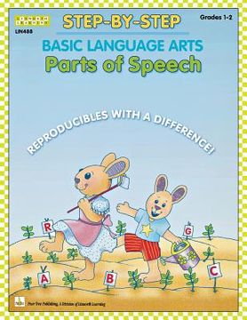 portada step-by-step basic language arts: usage and parts of speech grades 1-2 (en Inglés)