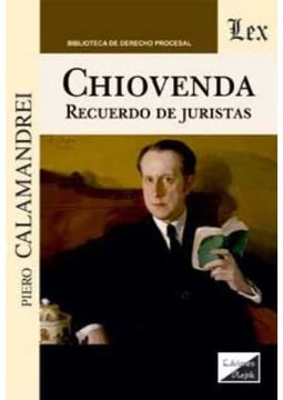 portada Chiovenda: Recuerdo de Juristas (in Spanish)