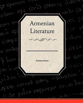 portada armenian literature (en Inglés)