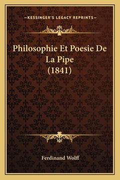 portada Philosophie Et Poesie De La Pipe (1841) (in French)