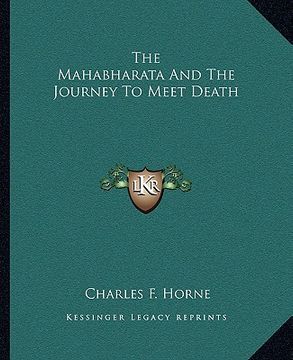 portada the mahabharata and the journey to meet death (en Inglés)