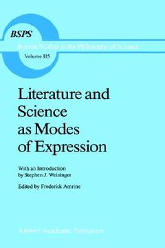 portada literature and science as modes of expression (in English)