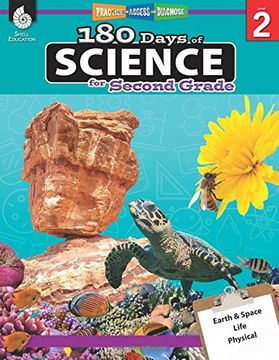 portada 180 Days of Science for Second Grade - Daily Science Practice for 2nd Grade - Interactive Science Workbook for Kids Ages 6 to 8 (180 Days of Practice, Level 2) (in English)