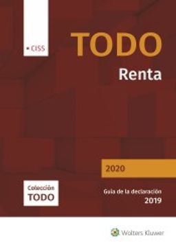 portada Todo Renta 2020: Guía de la Declaración 2019 (in Spanish)