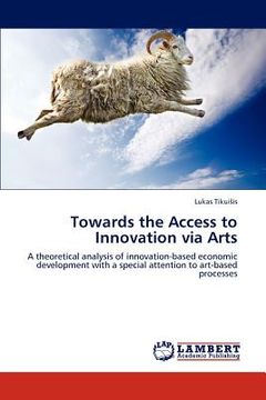 portada towards the access to innovation via arts (in English)