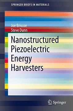 portada Nanostructured Piezoelectric Energy Harvesters (Springerbriefs in Materials) (en Inglés)