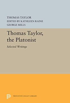 portada Thomas Taylor, the Platonist: Selected Writings (Princeton Legacy Library) (in English)