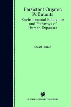 portada persistent organic pollutants: environmental behaviour and pathways of human exposure (en Inglés)