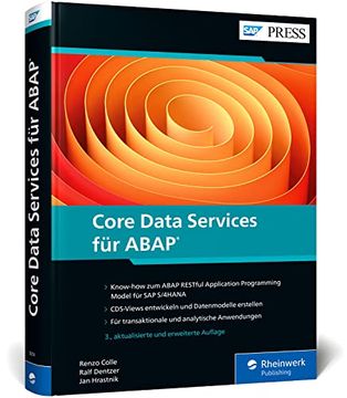portada Core Data Services für Abap: Cds-Views und Datenmodelle für sap S/4Hana? Aktuell für Release 2023 (Sap Press) (in German)