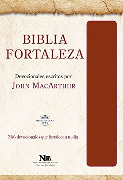 portada Biblia Fortaleza - Marrón Imitación Piel