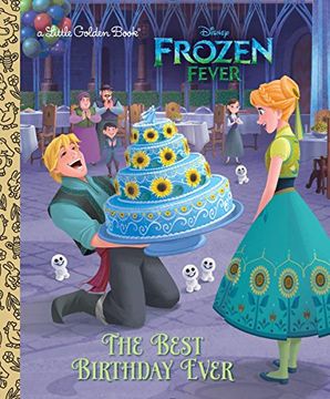 portada The Best Birthday Ever (Disney Frozen) (Little Golden Book) 