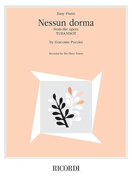 portada Nessun Dorma (From the Opera Turandot): Easy Piano Solo