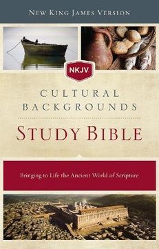 portada NKJV, Cultural Backgrounds Study Bible, Hardcover, Red Letter Edition: Bringing to Life the Ancient World of Scripture (en Inglés)