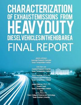 portada Characterization of Exhaust Emissions From Heavy-duty Diesel Vehicles in the HGB (en Inglés)