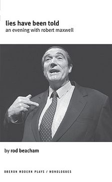 portada lies have been told: a evening with robert maxwell (in English)