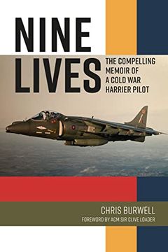 portada Nine Lives: The Compelling Memoir of a Cold War Harrier Pilot (en Inglés)