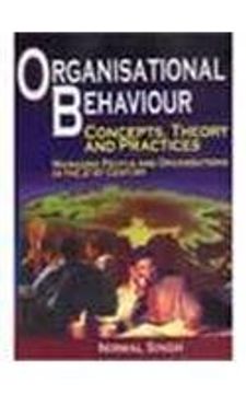 portada Organisational Behaviour Concepts, Theory and Practices
