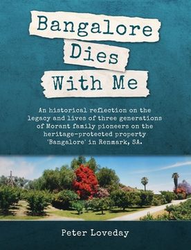 portada Bangalore Dies With Me: An historical memoir (in English)