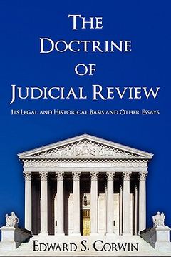 portada the doctrine of judicial review (en Inglés)