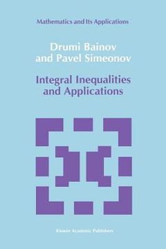 portada integral inequalities and applications (en Inglés)