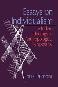 portada Essays on Individualism: Modern Ideology in Anthropological Perspective (en Inglés)