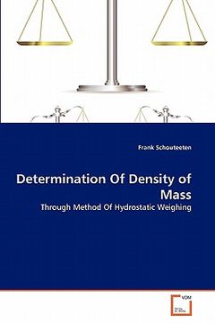 portada determination of density of mass (in English)