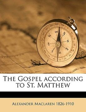 portada the gospel according to st. matthew volume v.40: 3 (en Inglés)
