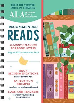 portada The American Library Association Recommended Reads and 2024 Planner: A 17-Month Book log and Planner With Weekly Reads, Book Trackers, and More! (en Inglés)
