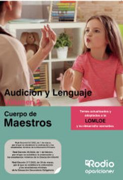 portada Cuerpo de Maestros. Audicion y Lenguaje. Volumen 2. Lomloe (in Spanish)