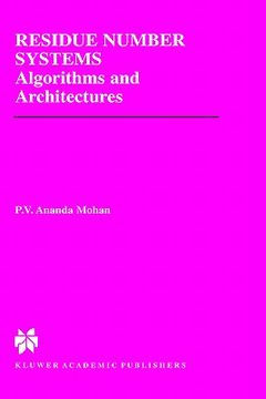 portada residue number systems: algorithms and architectures (en Inglés)