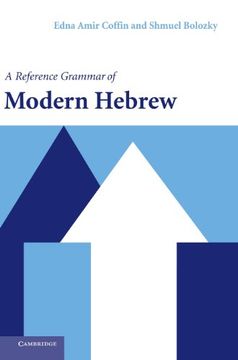 portada A Reference Grammar of Modern Hebrew Hardback (Reference Grammars) (in English)