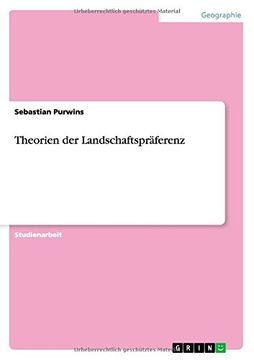 portada Theorien der Landschaftspräferenz (German Edition)