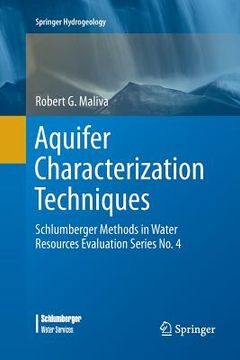 portada Aquifer Characterization Techniques: Schlumberger Methods in Water Resources Evaluation Series No. 4 (en Inglés)