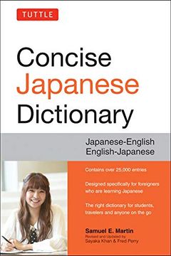 portada Tuttle Concise Japanese Dictionary: Japanese-English English-Japanese (en Inglés)
