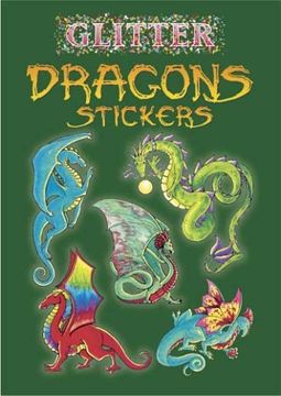 portada Glitter Dragons Stickers (Dover Little Activity Books Stickers) (in English)