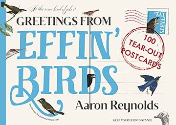 portada Greetings From Effin'Birds: 100 Tear-Out Postcards (en Inglés)
