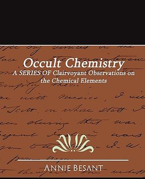 portada occult chemistry (in English)